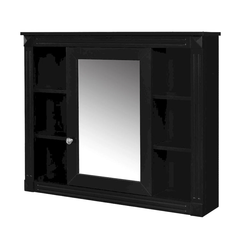 36 Bathroom Vanity with Top Sink, Modern Bathroom Storage Cabinet with 2 Soft Closing Doors, 2 Drawers and Single Sink