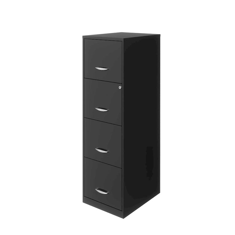 18" Deep 4-Drawer Vertical File Cabinet, Charcoal