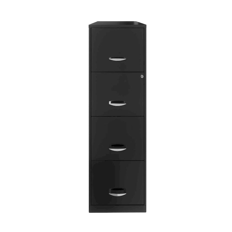 18" Deep 4-Drawer Vertical File Cabinet, Charcoal