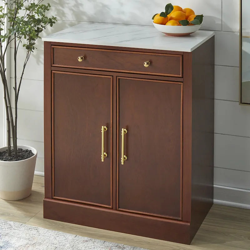 2-Piece Buffet Hutch Set - Modern Farmhouse