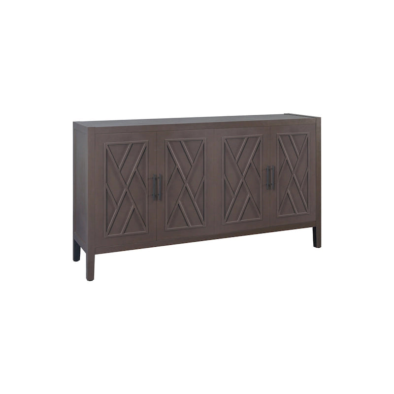 4 Door Wooden Sideboard Cabinet