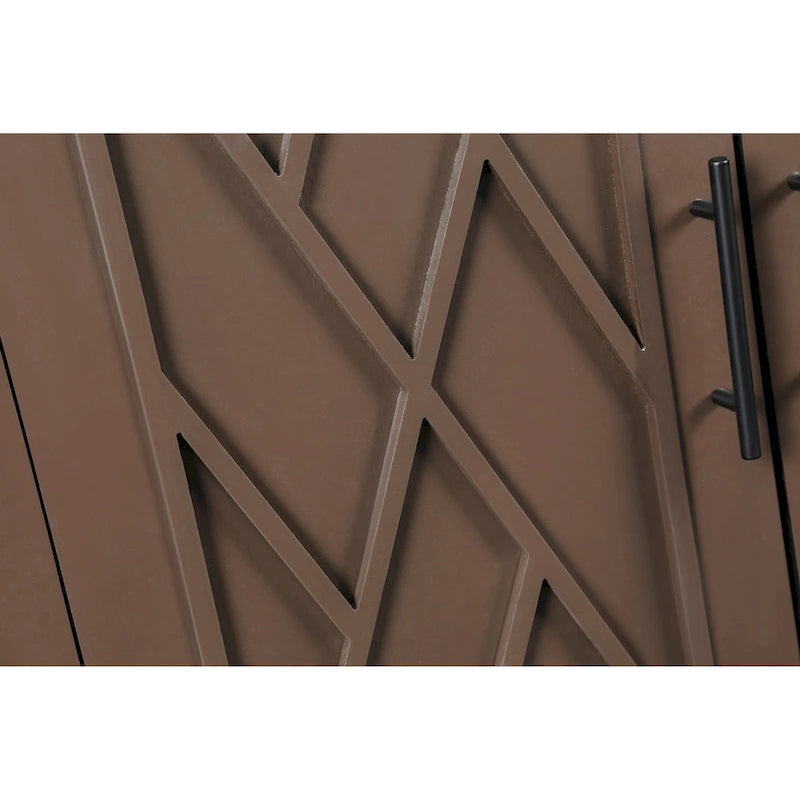 4 Door Wooden Sideboard Cabinet