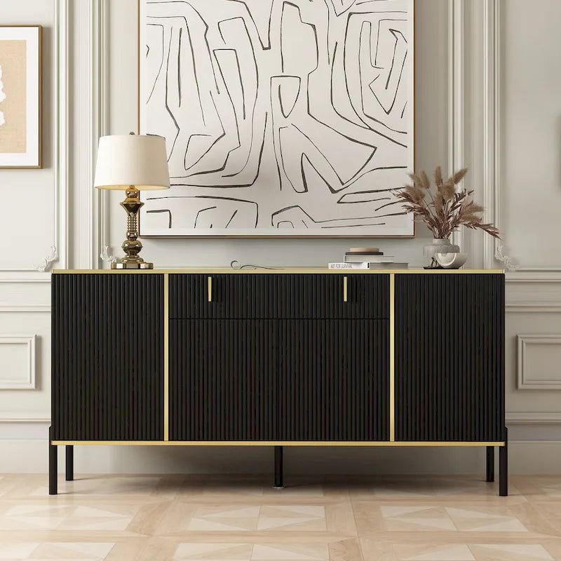 Kitchen Sideboard Accent Storage Cabinet