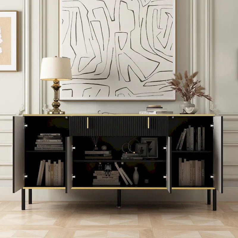 Kitchen Sideboard Accent Storage Cabinet