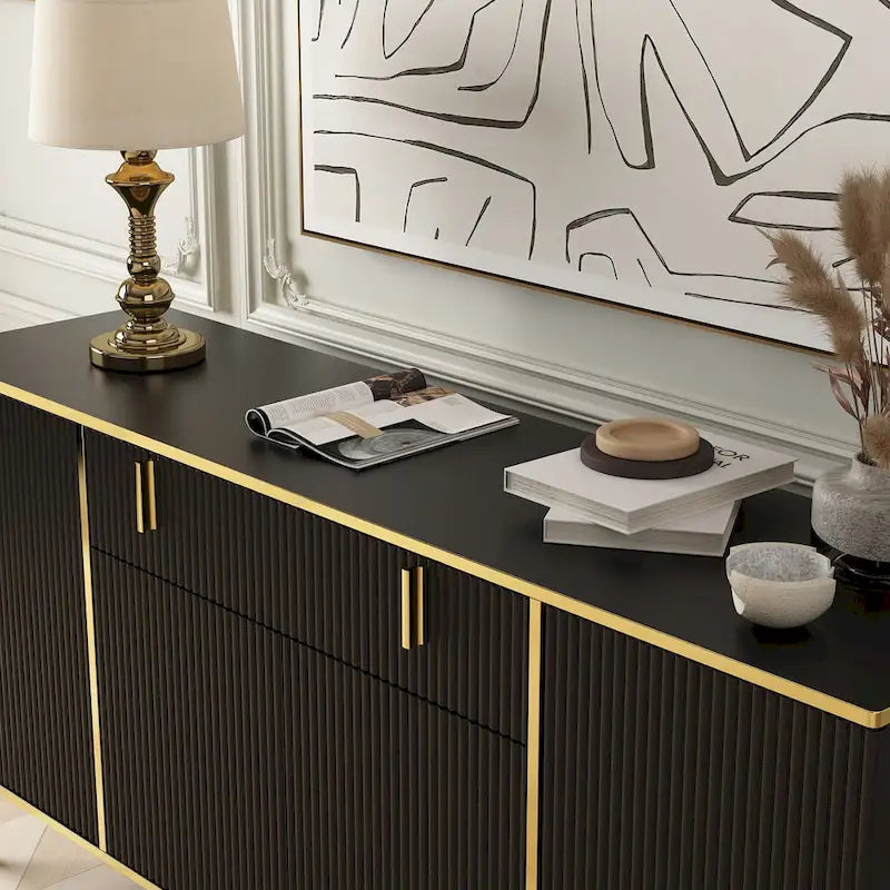 Kitchen Sideboard Accent Storage Cabinet