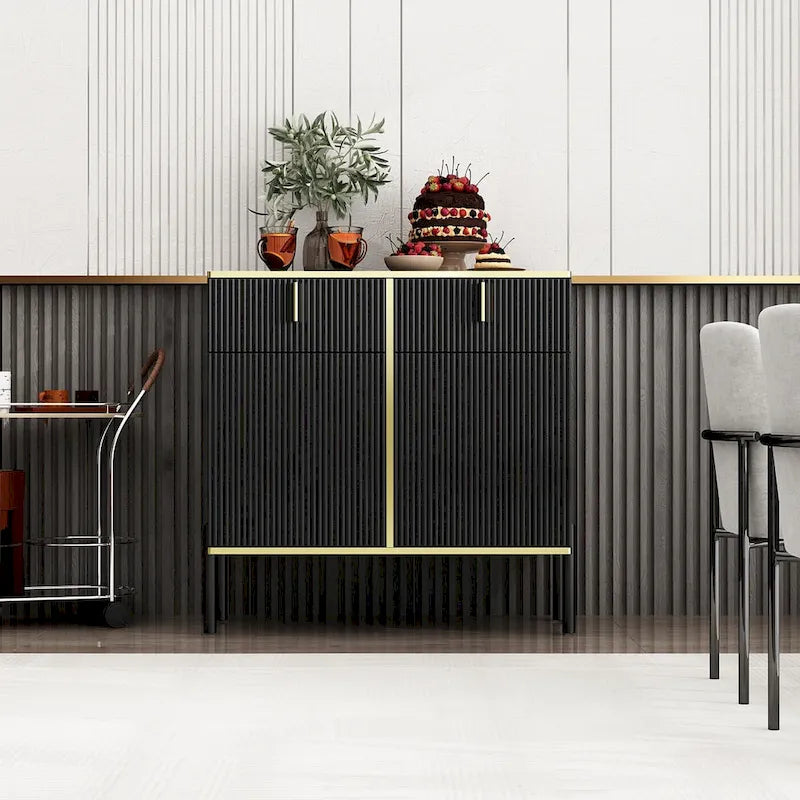 Kitchen Sideboard Accent Storage Cabinet