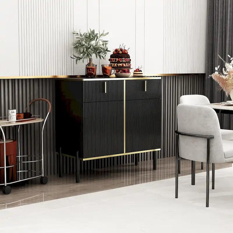 Kitchen Sideboard Accent Storage Cabinet