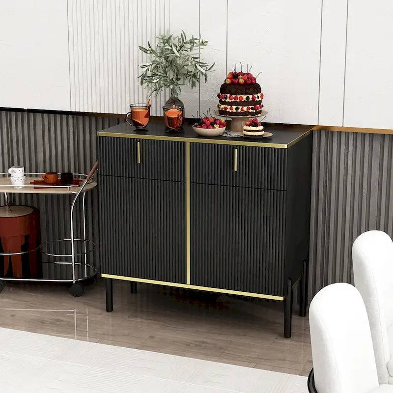 Kitchen Sideboard Accent Storage Cabinet