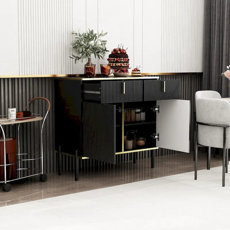 Kitchen Sideboard Accent Storage Cabinet