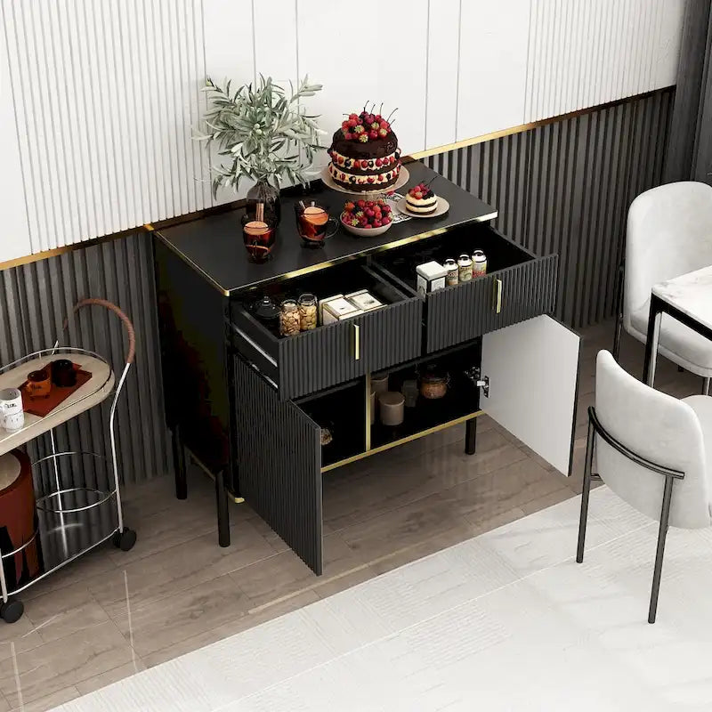 Kitchen Sideboard Accent Storage Cabinet