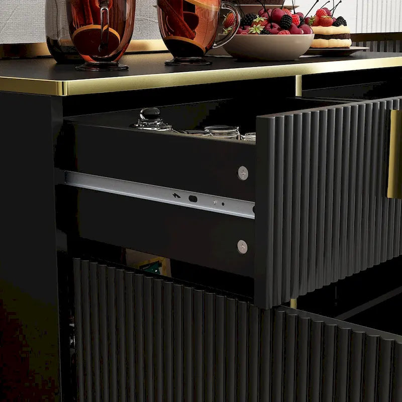 Kitchen Sideboard Accent Storage Cabinet