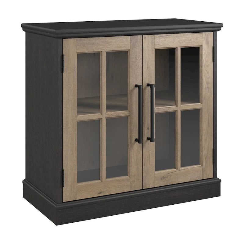 32" Storage Cabinet with Glass Doors