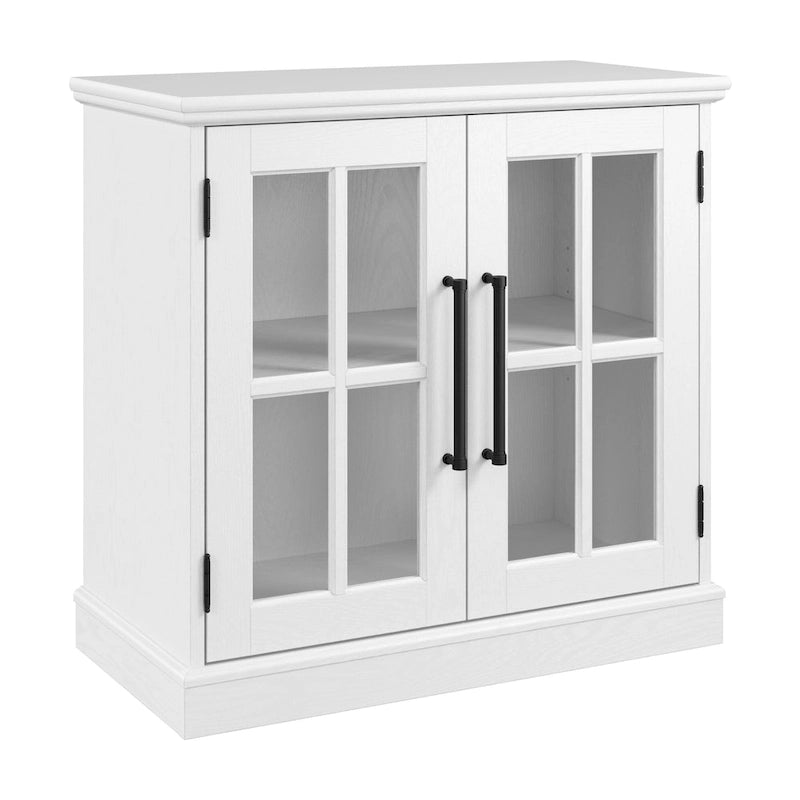 32" Storage Cabinet with Glass Doors