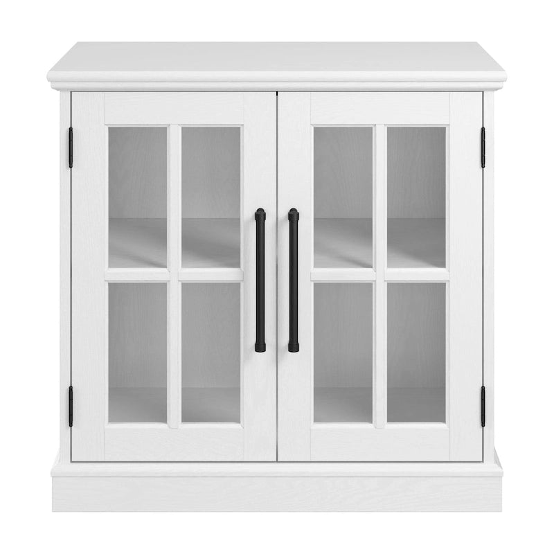 32" Storage Cabinet with Glass Doors