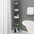 Classic Glass 5-Tier Corner Tower Shelf