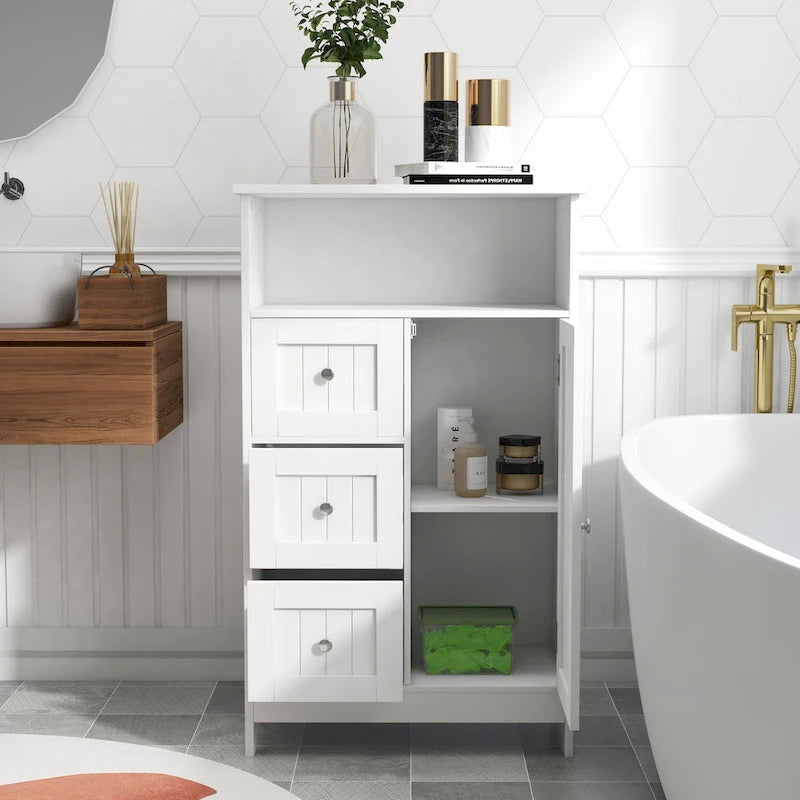 Bathroom standing storage cabinet