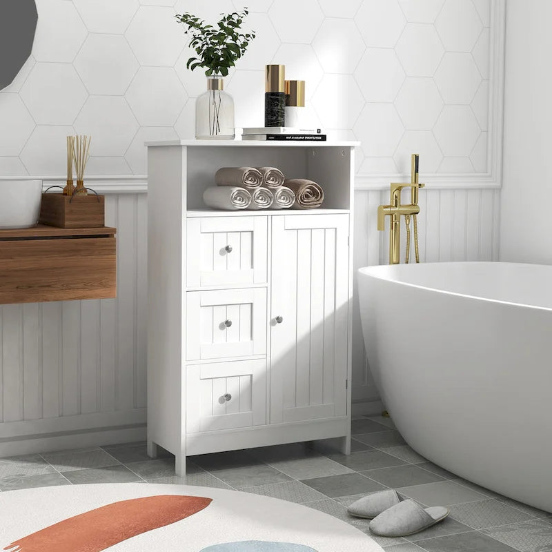 Bathroom standing storage cabinet