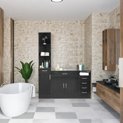 Armoire haute murale de salle de bain
