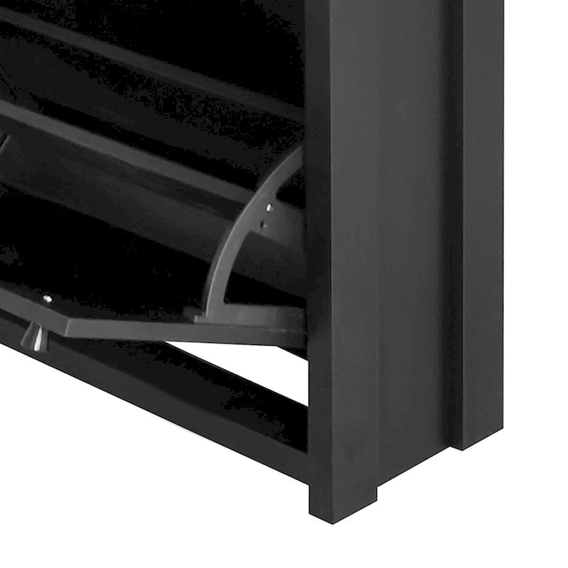 Modern Minimalist Design Wooden Shoe Storage Cabinet