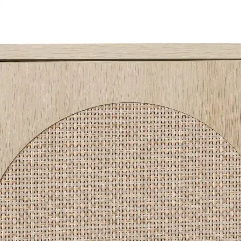 Corner cabinet ,Rattan door,Freestanding Corner Tables For Small Spaces, Corner Shelf Stand For Living Room
