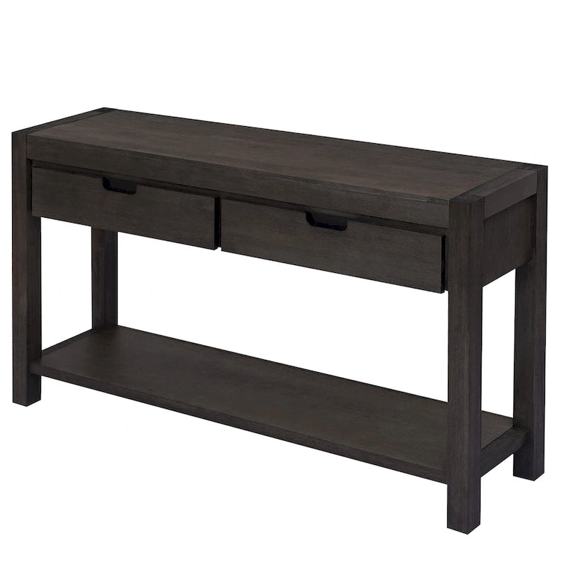 Console Table Entryway Table for Hallway Living Room with 2 Drawers and 1 Shelf