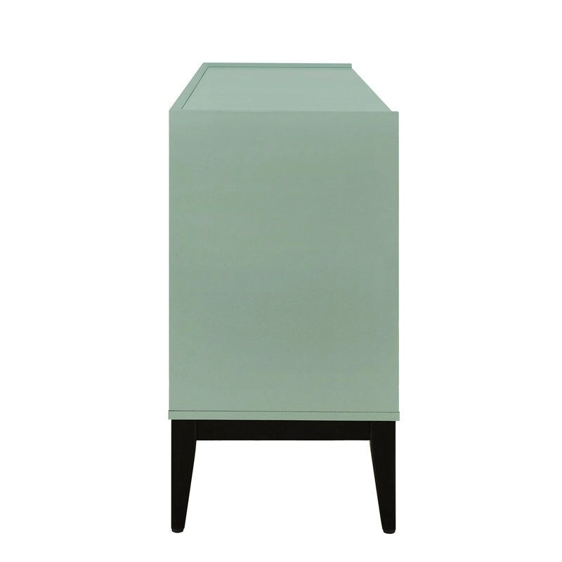 Storage Cabinet Sideboard Wooden Cabinet with 4 Doors for Hallway, Entryway, Living Room, Bedroom, Adjustable Shelf