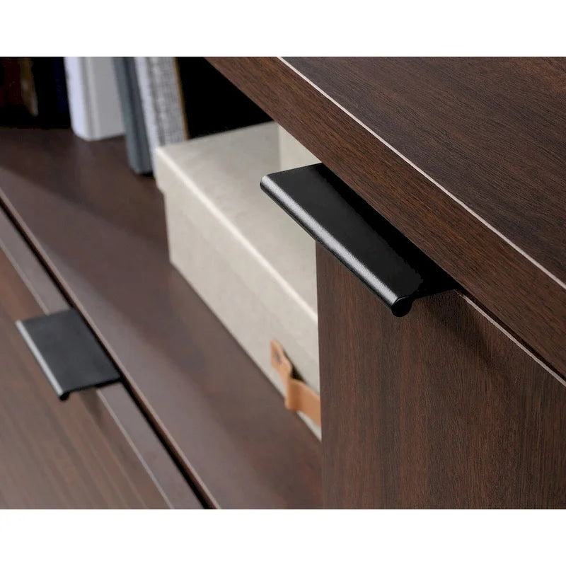 Small Credenza with File Drawer and Adjustable Shelf