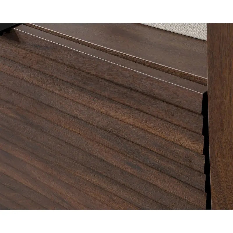 Small Credenza with File Drawer and Adjustable Shelf
