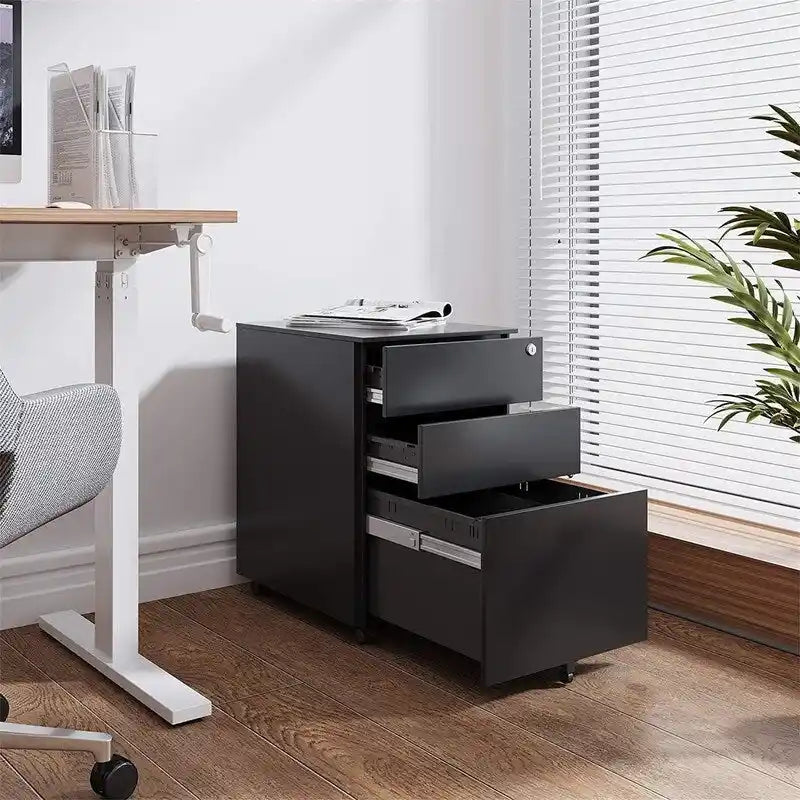 3 Drawer Rolling Pedestal Under Desk