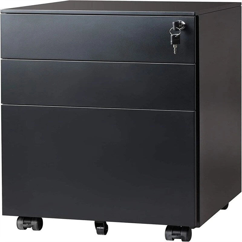 3 Drawer Rolling Pedestal Under Desk