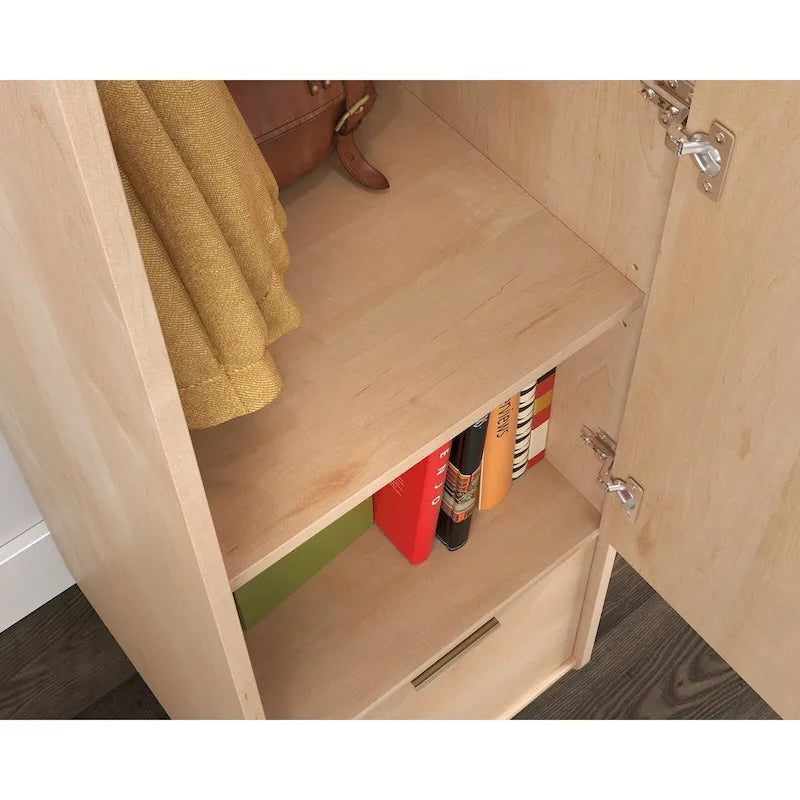 Vertical Storage Cabinet with File Drawer