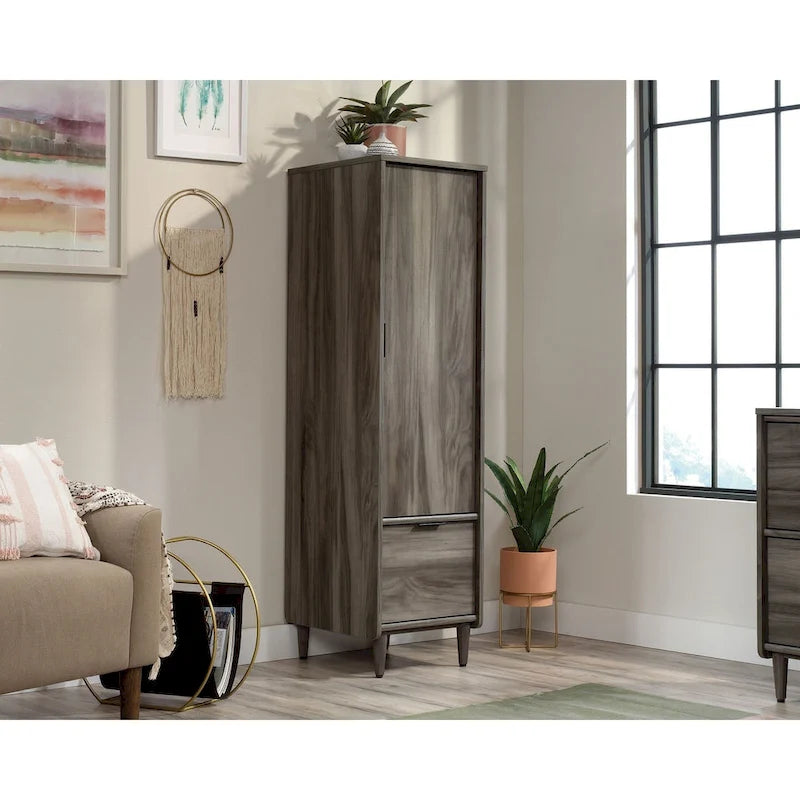 Vertical Storage Cabinet with File Drawer