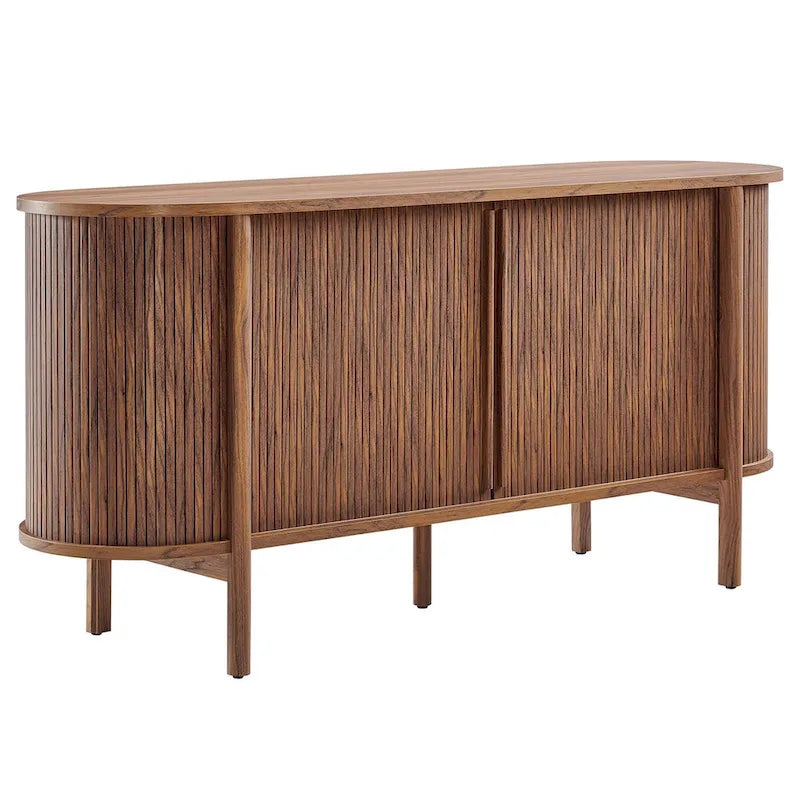 63" Curved Fluted Sideboard