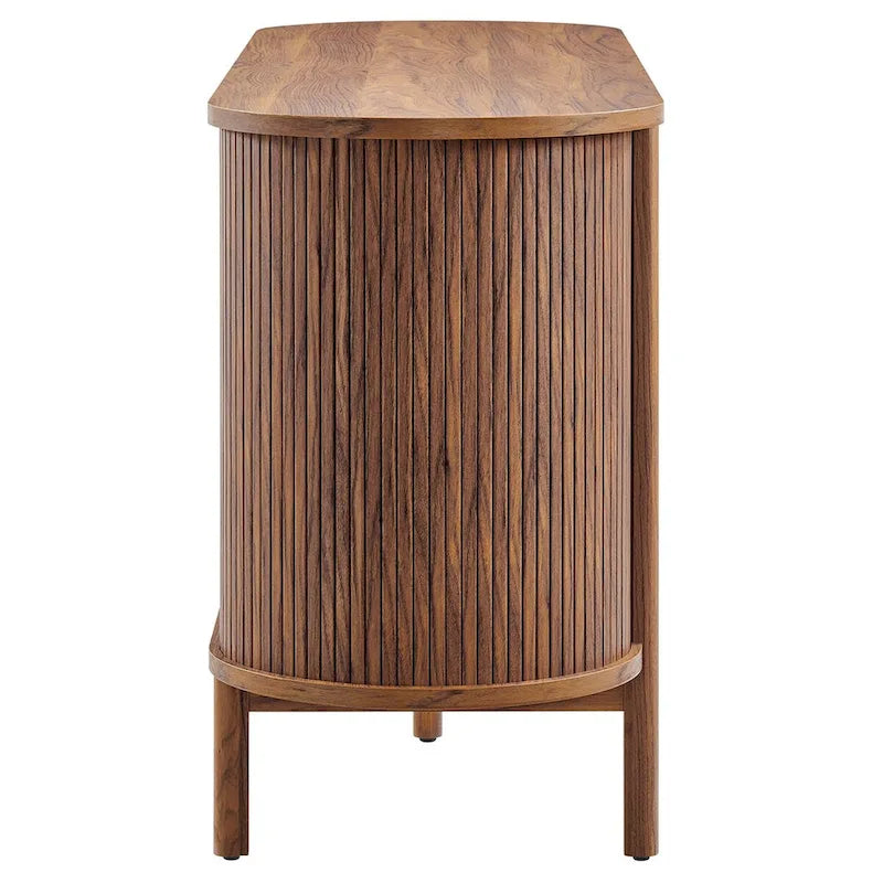 63" Curved Fluted Sideboard