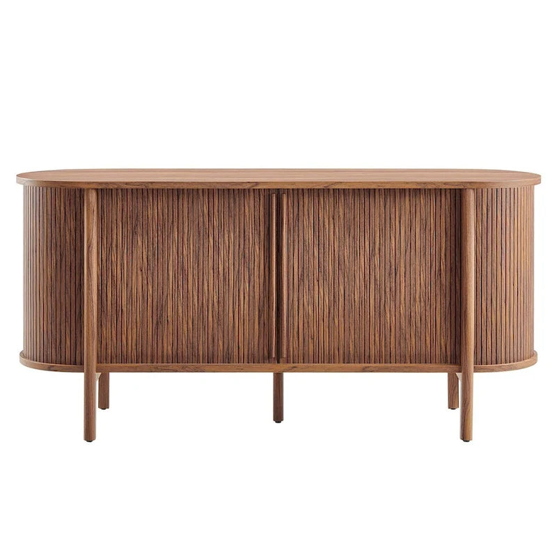 63" Curved Fluted Sideboard