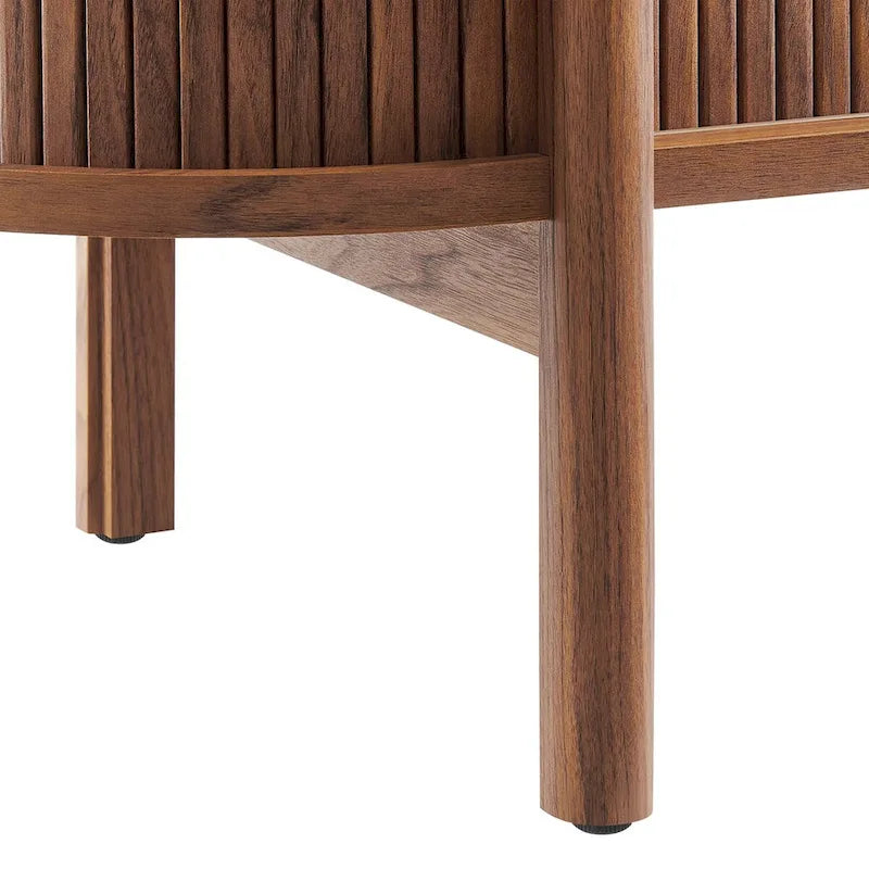 63" Curved Fluted Sideboard