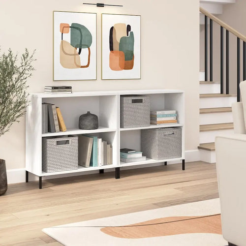 2 Shelf Bookcase Storage Organizer