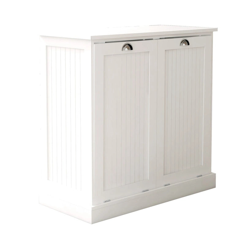 Two-Compartment Tilt-Out Laundry Sorter Cabinet