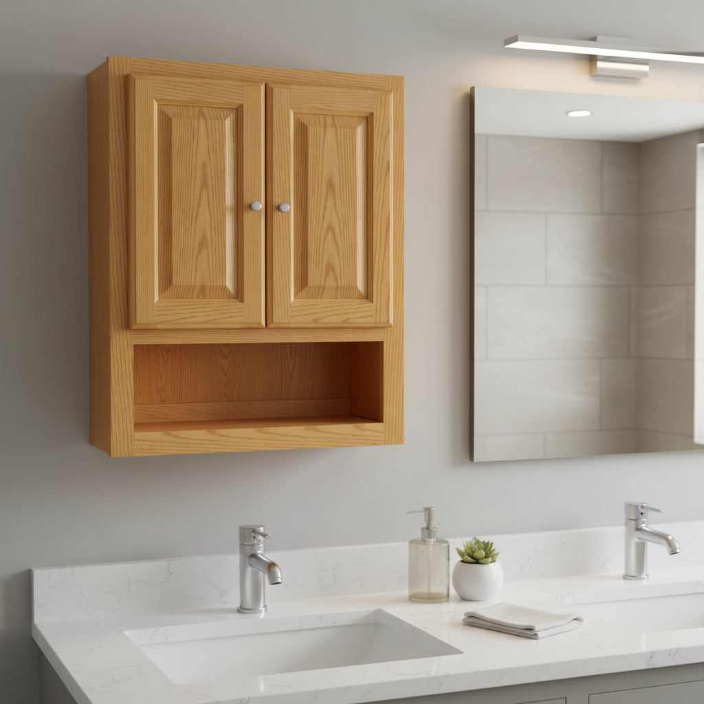 Raised Panel Bathroom Cabinet