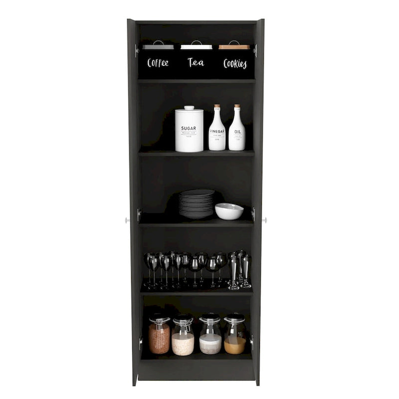 23.6 in. W x 71.1 in. H Freestanding Linen Cabinet with 5 Shelves