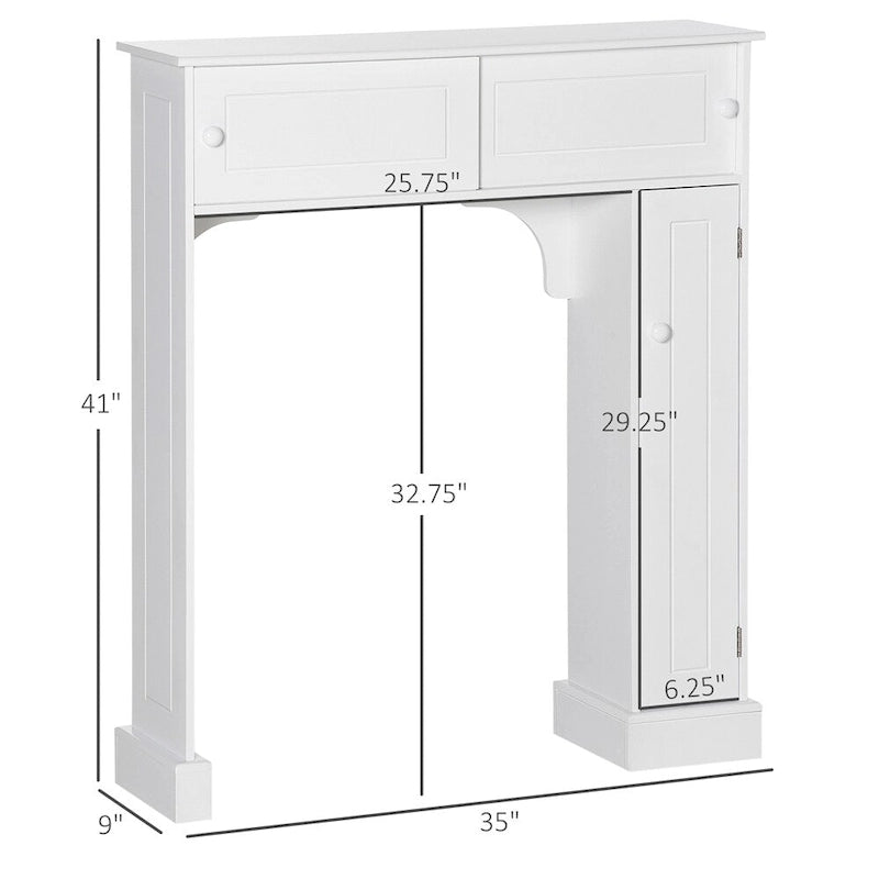 Over the Toilet Bathroom Cabinet,Freestanding Bathroom Storage Cabinet