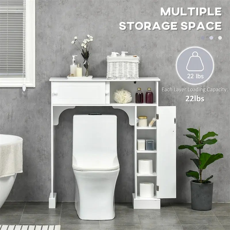 Over-Toilet Freestanding Bathroom Storage Cabinet