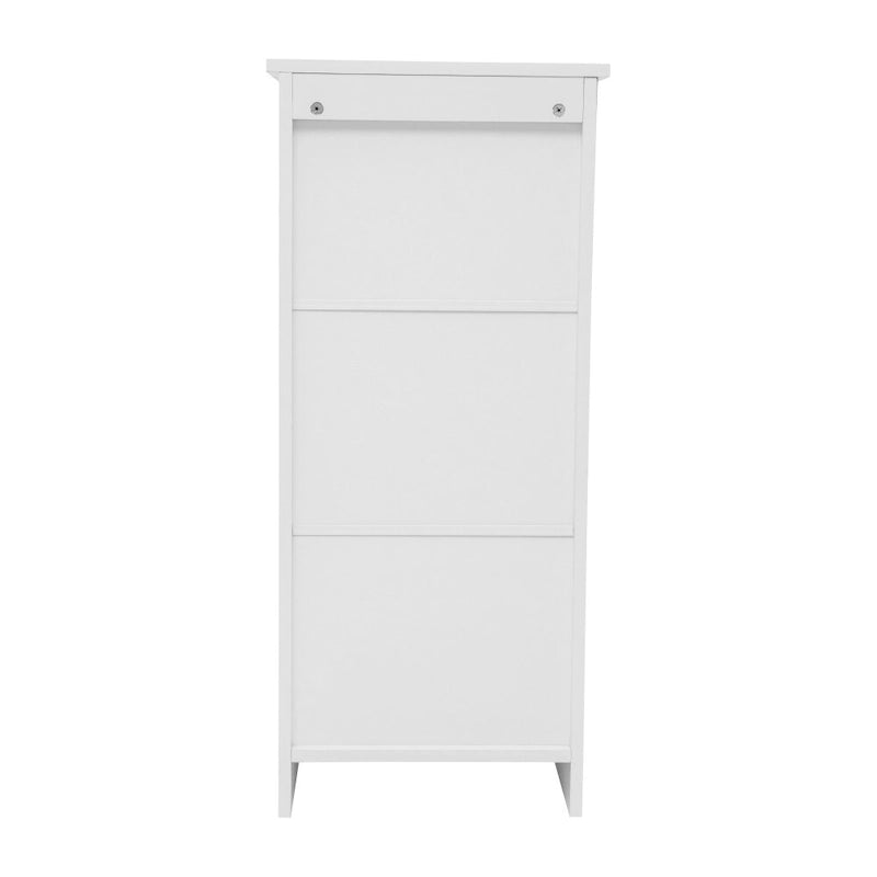 Modern Bathroom Storage Cabinet with Magnetic Close Door and 3 Shelves