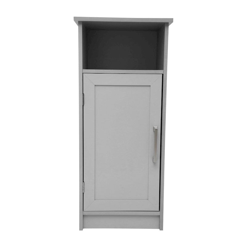Modern Bathroom Storage Cabinet with Magnetic Close Door and 3 Shelves